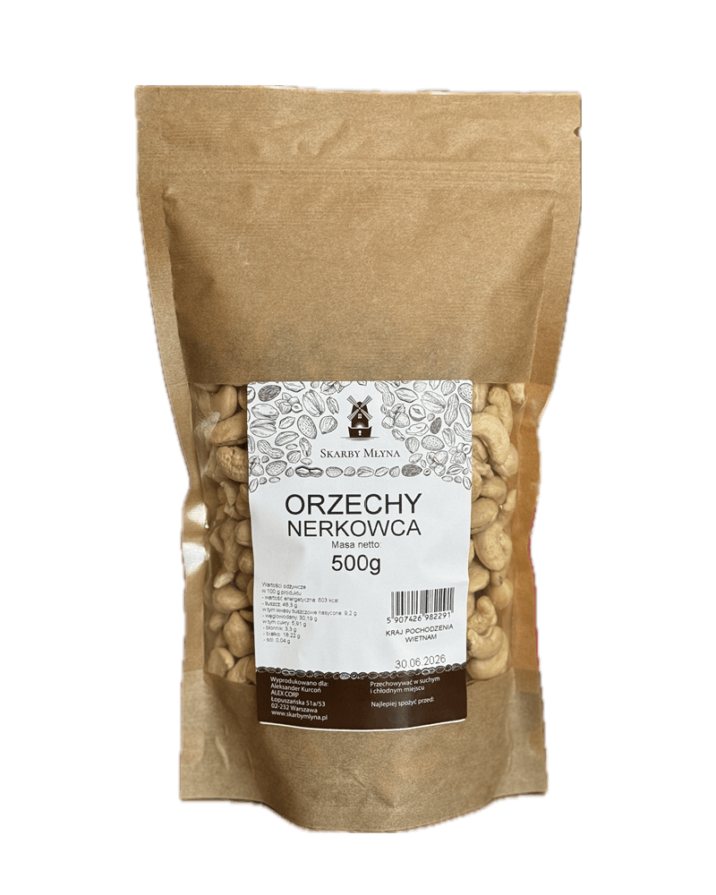 Orzechy nerkowca całe 500 g