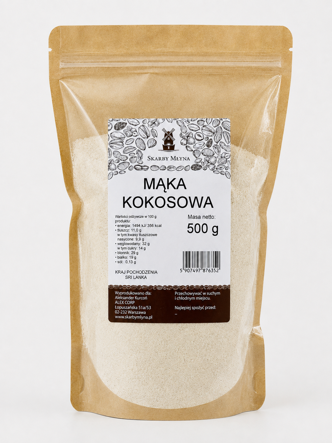 Mąka kokosowa 500 g